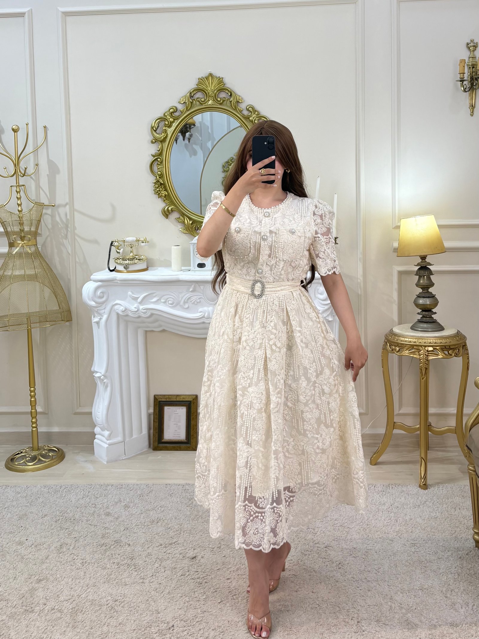 Robe dania demi manche