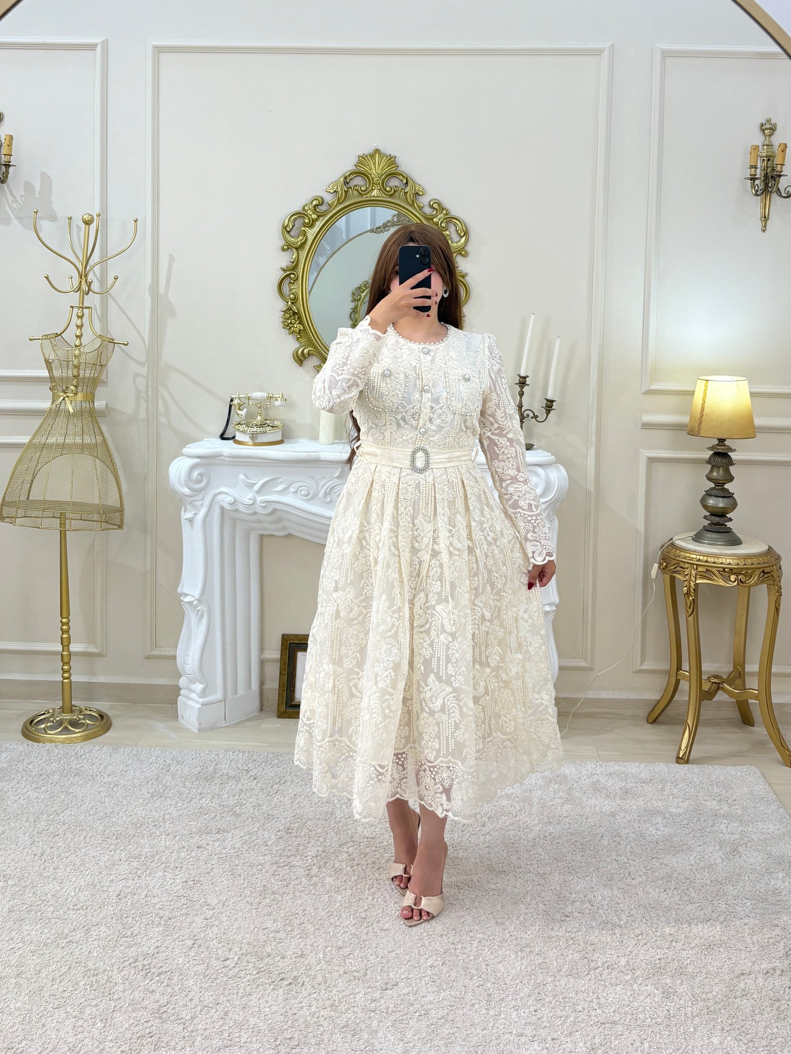 Robe elina avec les manches